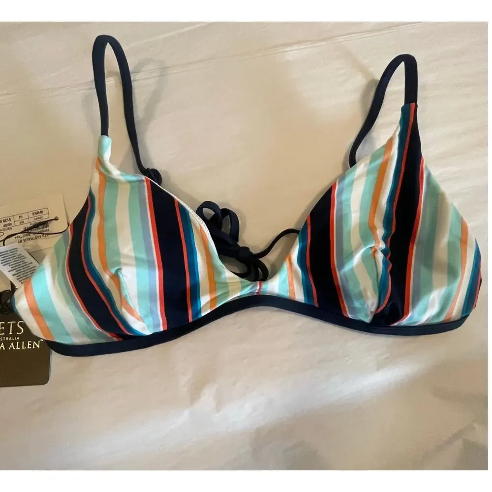 NWT: JETS Austrailia by Jessica Allen Gidget Bikini Top Size 10